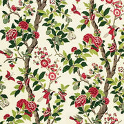 Fabric: Eldon Document Red Green