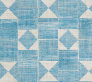 Fermoie Flag Blue and Tan fabric available on Dixie & Grace