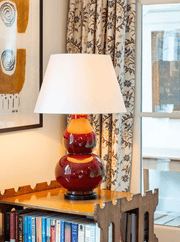 Vaughan Designs Table Lamp: Avebury [Sang de Boeuf] - Dixie & Grace